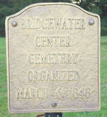 Bridgewater Center Cemetery